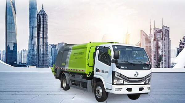 凌宇壓縮式垃圾車-固廢生活垃圾污物克星！